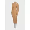 Ribbed bodycon midi dress