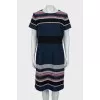 Short sleeve fitted dress