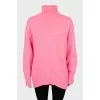 Knitted turtleneck sweater