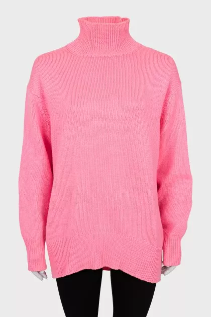 Knitted turtleneck sweater