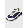 Men's sneakers decorated with rhinestones