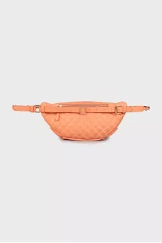 Belt bag with gold-tone hardware