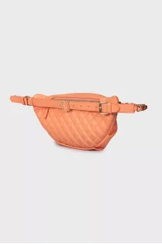 Belt bag with gold-tone hardware
