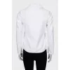 White jacket with silver buttons