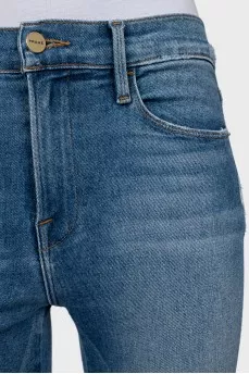 Джинсы skinny fit с необработанным краем
