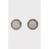 Silver men's cufflinks