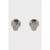 Silver men's cufflinks