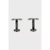 Silver men's cufflinks
