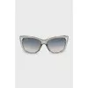 Gradient sunglasses with translucent frames