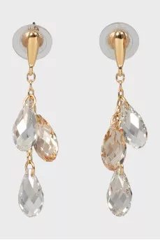 Crystal drop earrings