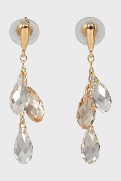 Crystal drop earrings