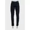 Men's slim fit jeans in black