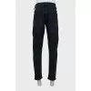 Men's slim fit jeans in black
