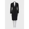 Wool suit with pencil skirt