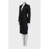 Wool suit with pencil skirt