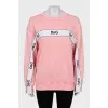 Sweatshirt decorated with sequins