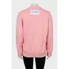 Sweatshirt decorated with sequins