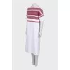 Shift dress with embroidery