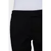 Black cropped trousers