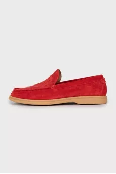 Men's loafers with embossed logo