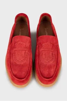 Men's loafers with embossed logo