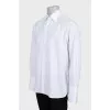 Men's straight-fit shirt with cufflinks