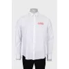 Men's shirt with signature print