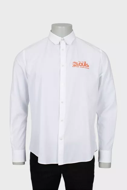 Men's shirt with signature print