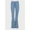 Light blue flared jeans