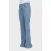 Light blue flared jeans