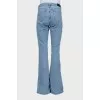Light blue flared jeans