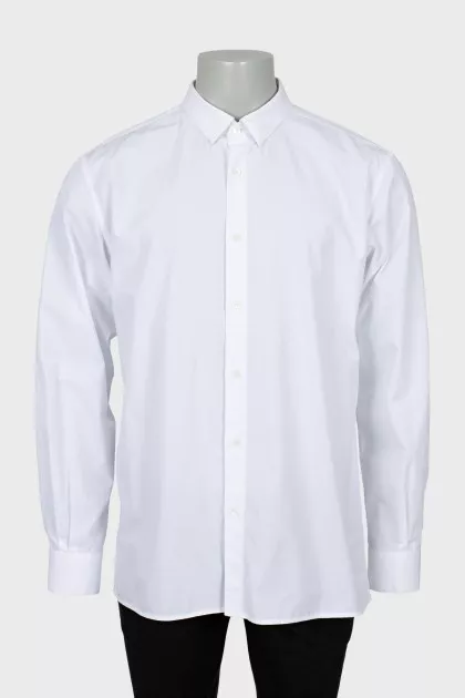 Men's white dress shirt