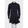 A-line dress with decorative collar