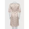 Floral dress with lace
