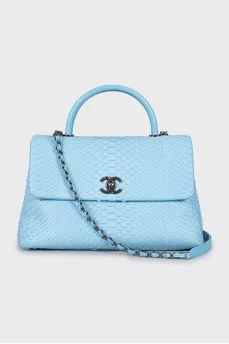 Сумка Coco Handle Flap Python