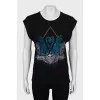 Printed straight-fit T-shirt