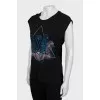 Printed straight-fit T-shirt