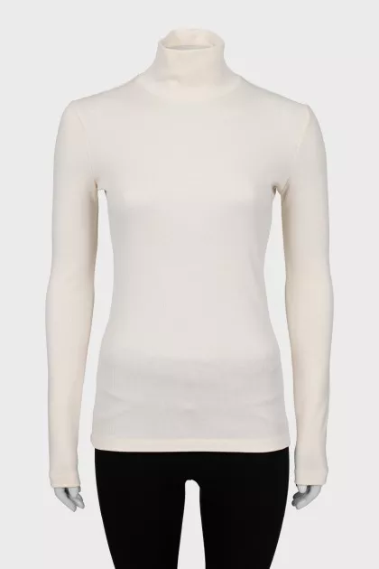 Slim fit beige golf