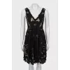 Fitted guipure dress