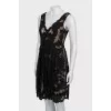 Fitted guipure dress