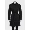 Fitted coat with collar
