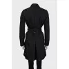 Fitted coat with collar