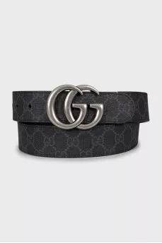 Men's double-sided leather belt