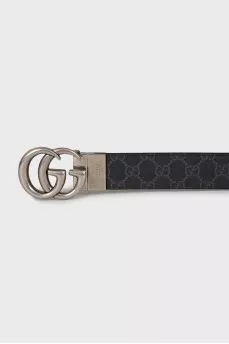 Men's double-sided leather belt