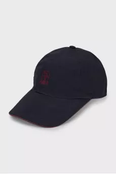 Men's cap with embroidered logo