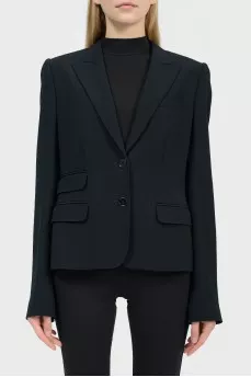 Jacket with leopard lining