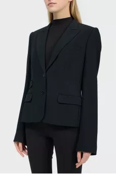 Jacket with leopard lining