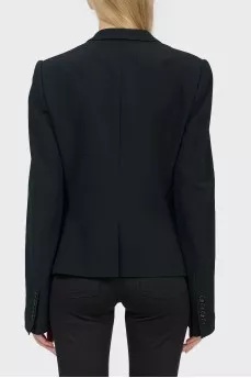 Jacket with leopard lining