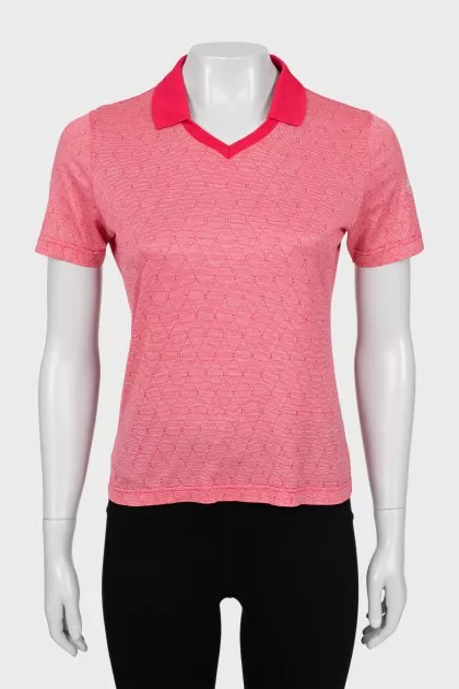 Printed cropped T-shirt