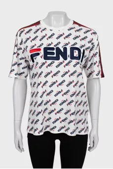 Футболка by Fendi x Fila